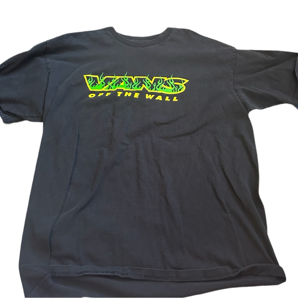 Green flames vans T-Shirt